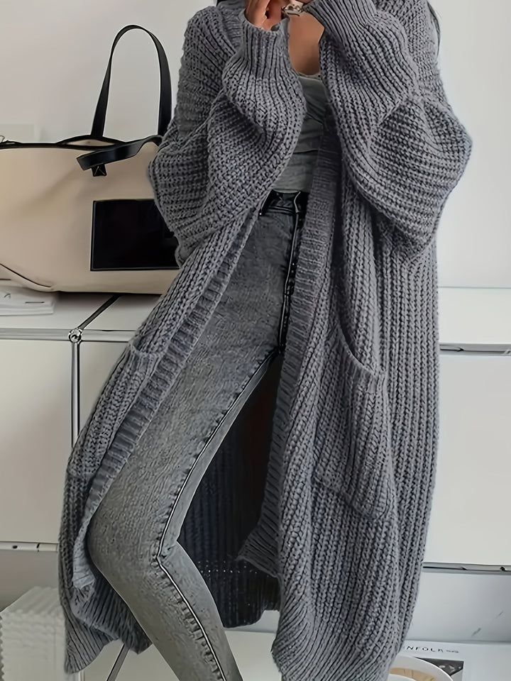 Mirla | Bekväm Stickad Cardigan med Bälte för Kvinnor-Eva Jonsson