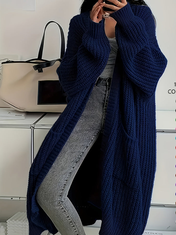 Mirla | Bekväm Stickad Cardigan med Bälte för Kvinnor-Eva Jonsson