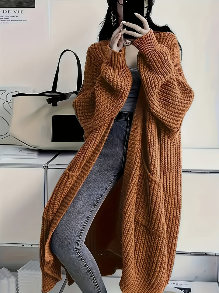 Mirla | Bekväm Stickad Cardigan med Bälte för Kvinnor-Eva Jonsson