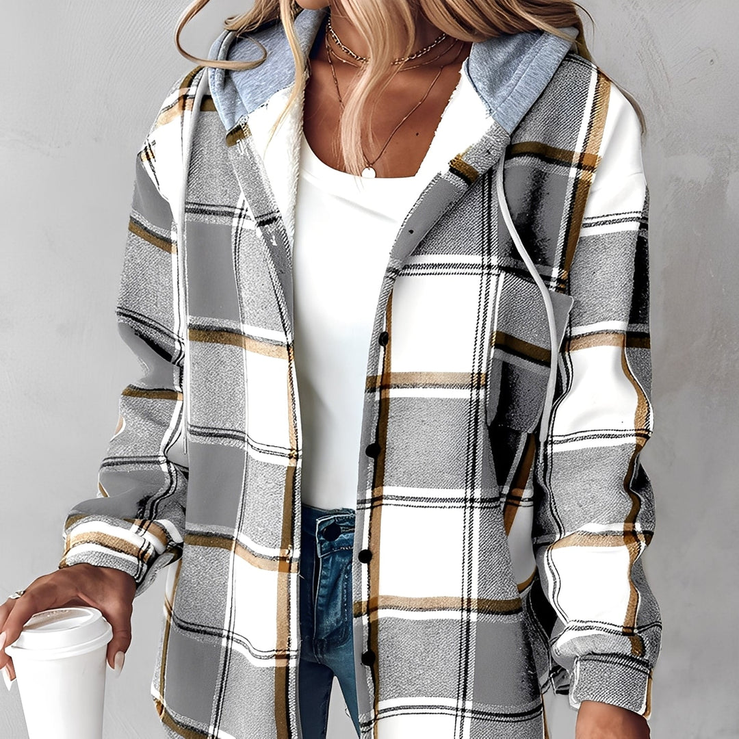Mirla | Bekväm, Varm Dam Hoodie-Jacka-Eva Jonsson