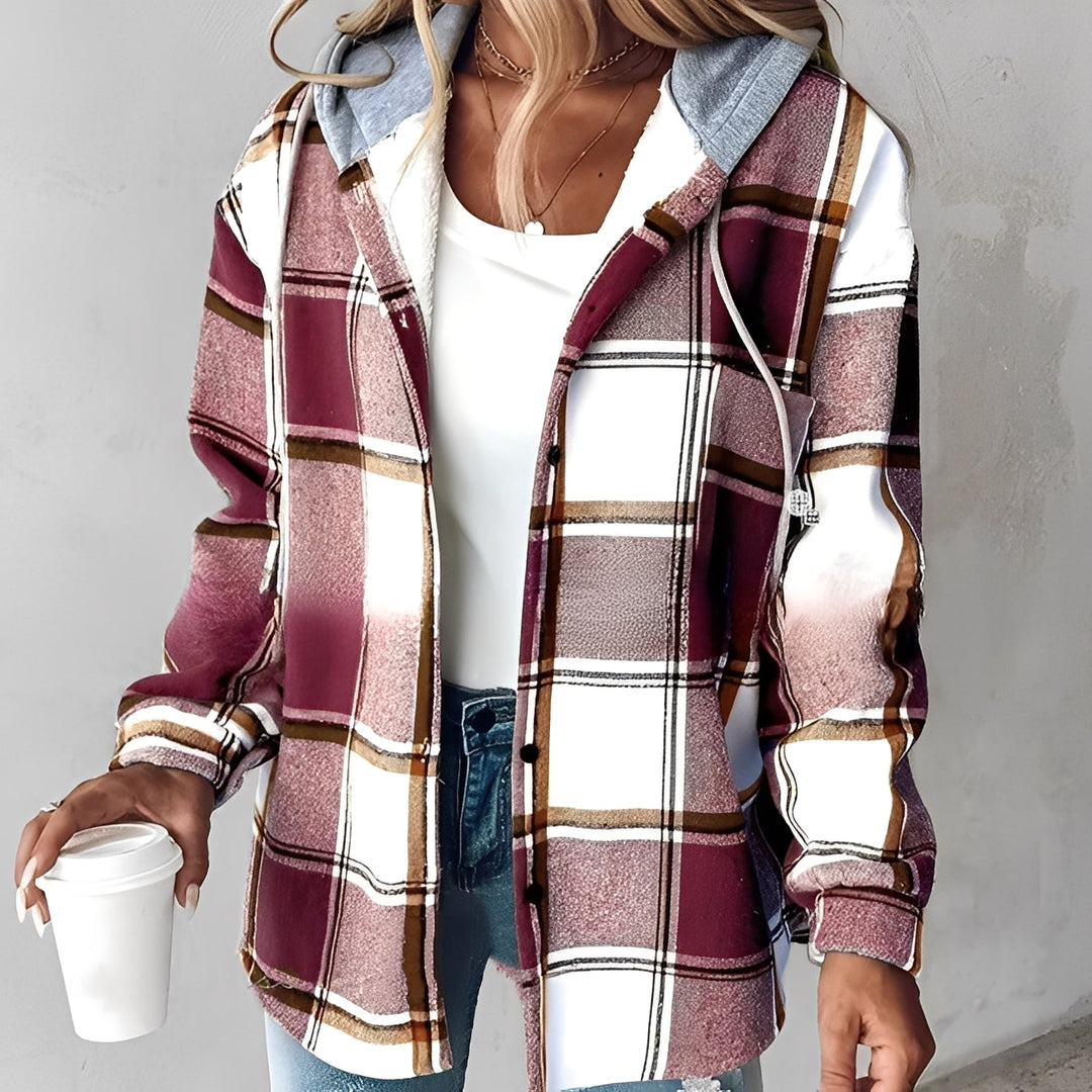 Mirla | Bekväm, Varm Dam Hoodie-Jacka-Eva Jonsson