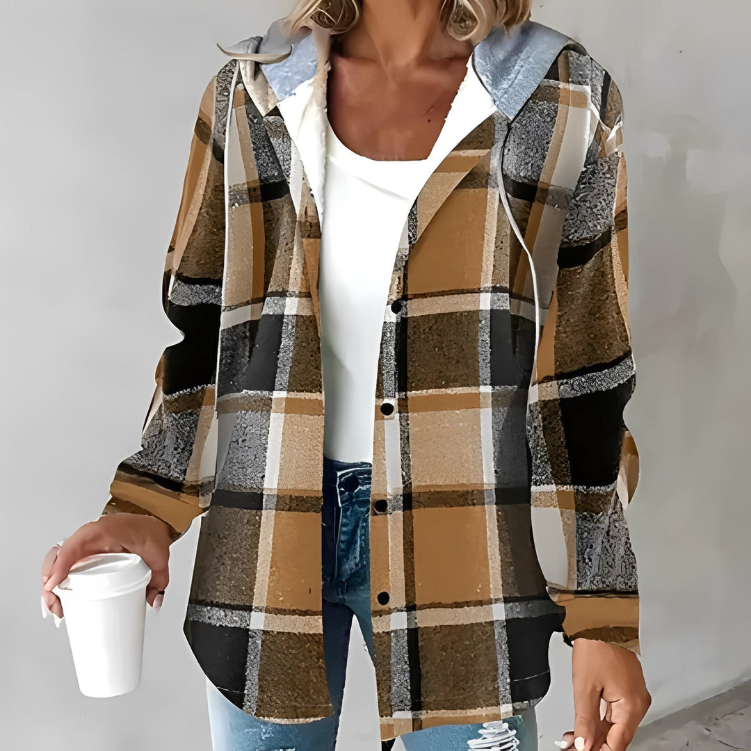 Mirla | Bekväm, Varm Dam Hoodie-Jacka-Eva Jonsson