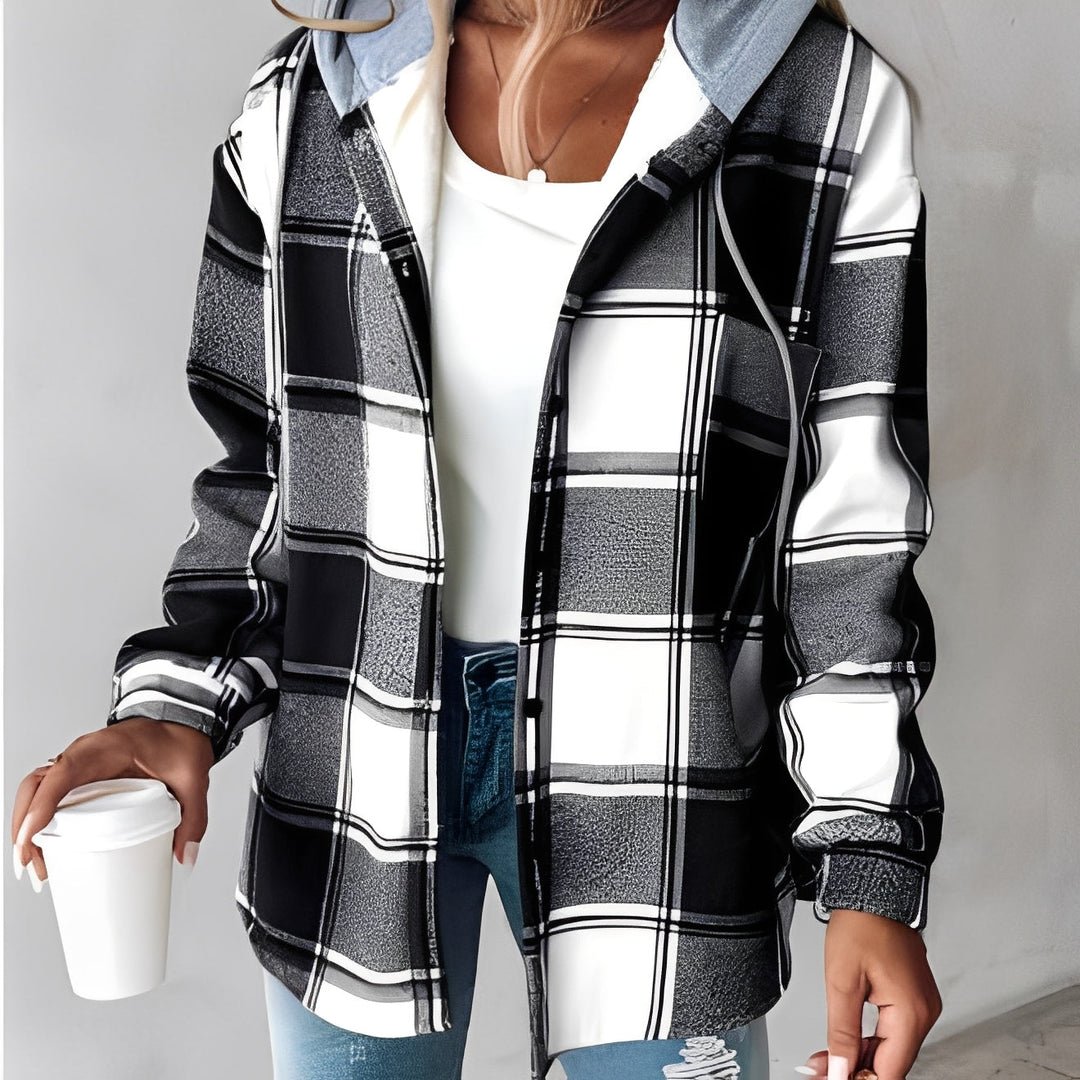 Mirla | Bekväm, Varm Dam Hoodie-Jacka-Eva Jonsson