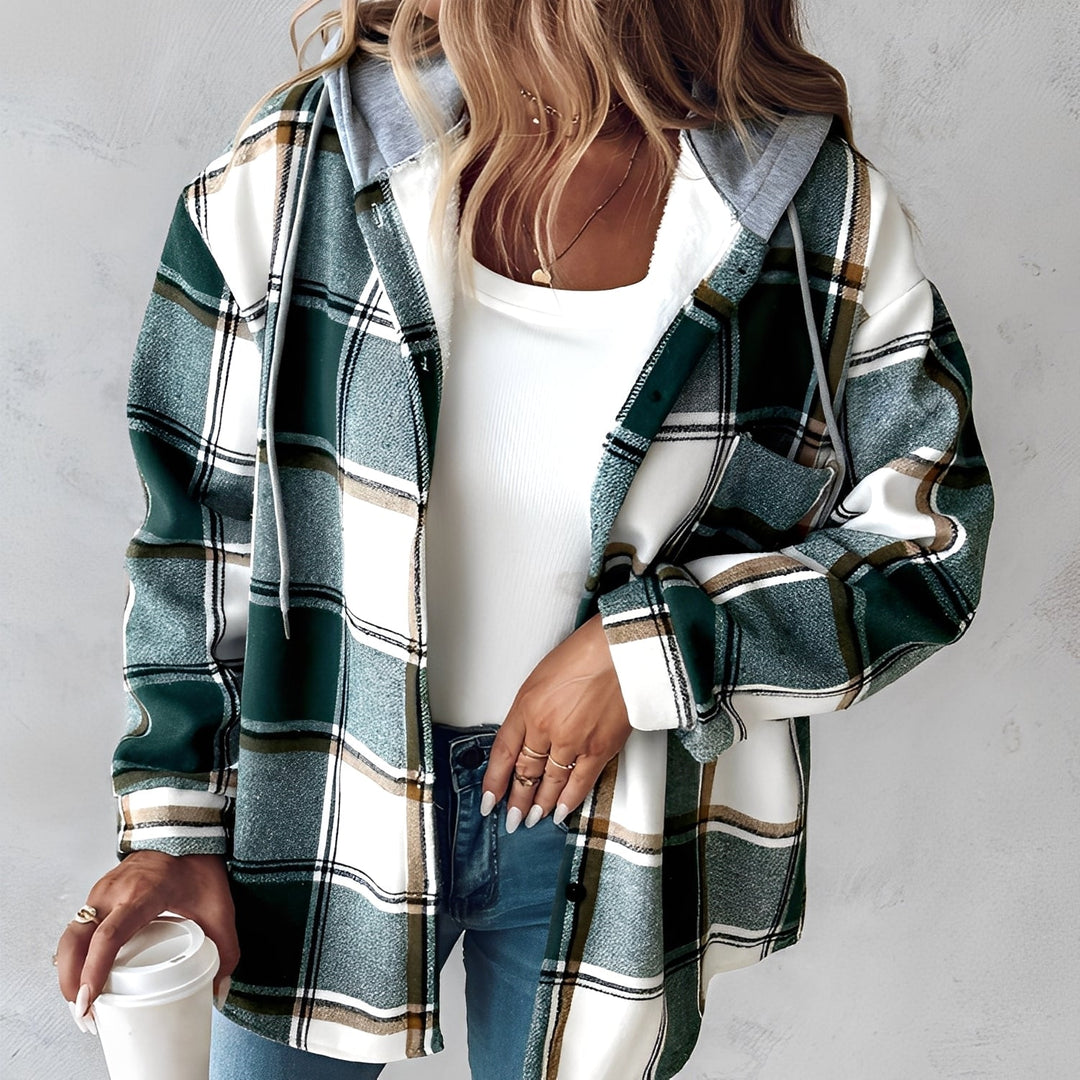 Mirla | Bekväm, Varm Dam Hoodie-Jacka-Eva Jonsson
