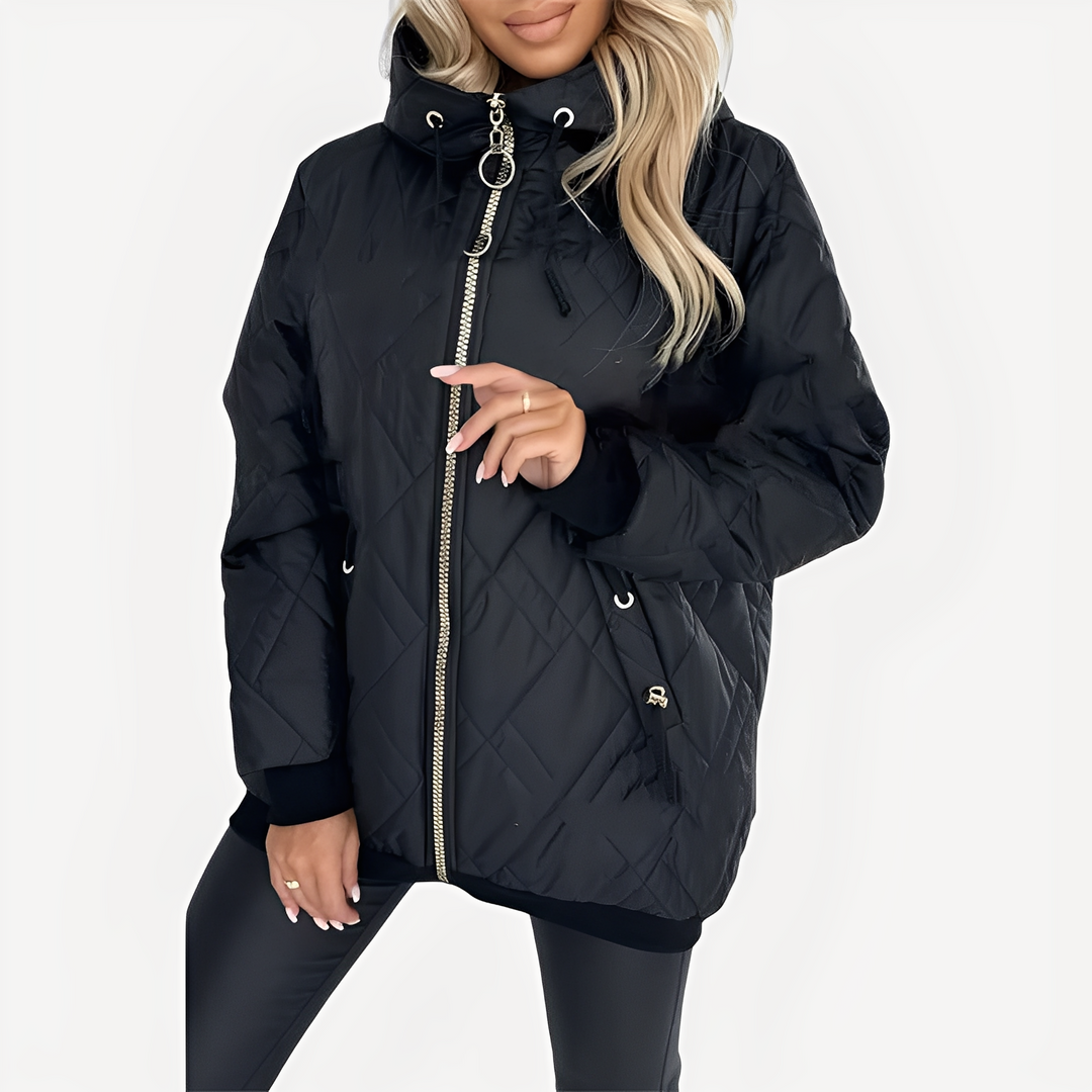 Mirla | Bekväm och Luftig Dam Hoodiejacka-Eva Jonsson