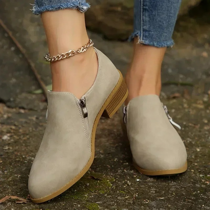 Mirla | Bekväma Slip On Stövletter med Stabil Sula Dam Stövletter-Eva Jonsson