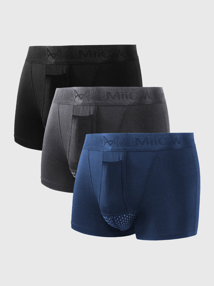 Mirla | Bekväma herrboxershorts (3-pack) Mjuka & Andningsbara-Eva Jonsson