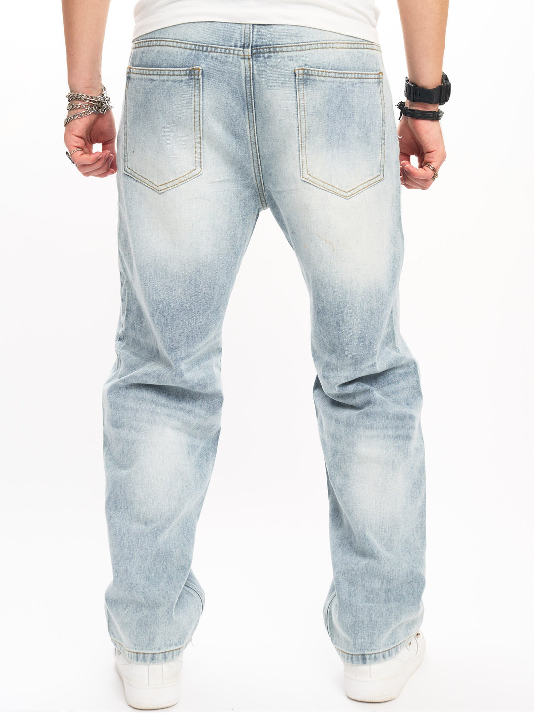 Mirla | Bekväma herrjeans med lös passform-Eva Jonsson