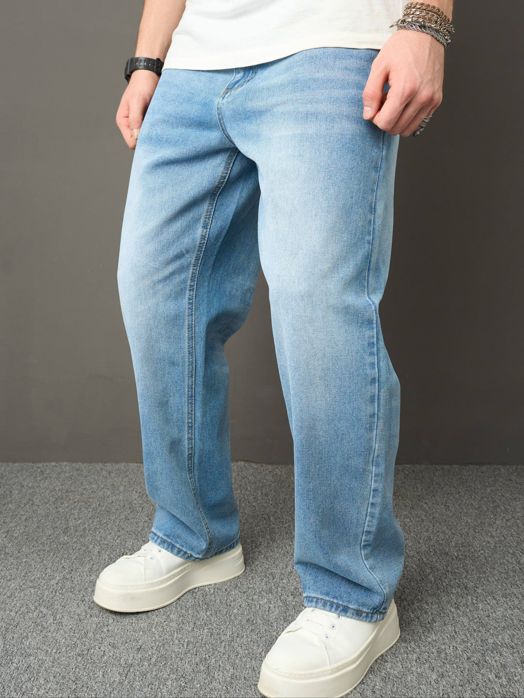 Mirla | Bekväma herrjeans med lös passform-Eva Jonsson