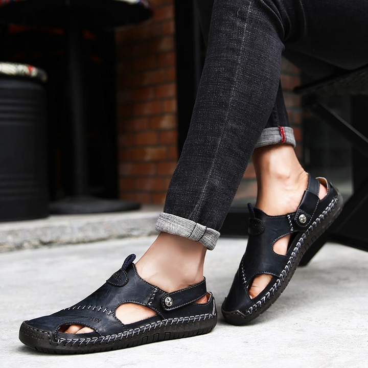 Mirla | Bekväma sandaler med justerbart rem och halkfri sula-Eva Jonsson