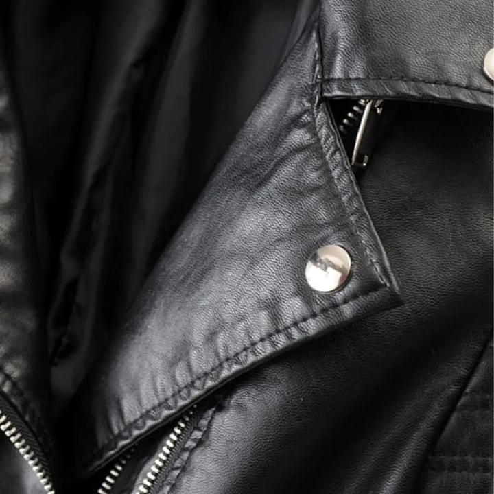 Mirla | Biker Konstläderjacka-Eva Jonsson