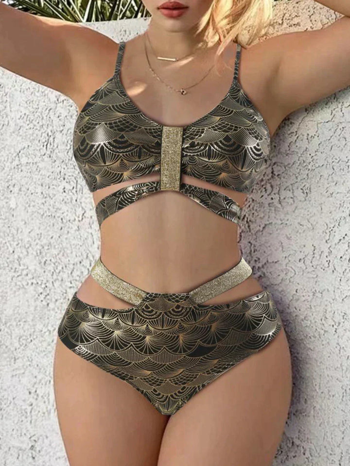Mirla | Bikini Push-Up med metall sömmar-Eva Jonsson