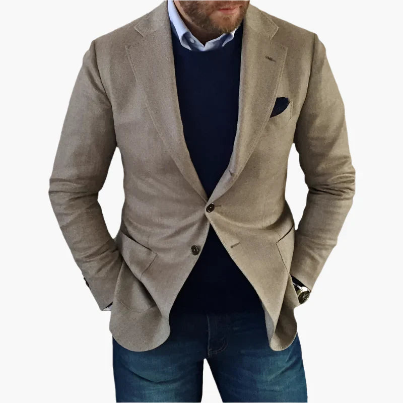 Mirla | Blazer Klassisk Elegant Affärs Fritidsjacka - Stilig för Kontor och Vardag-Eva Jonsson