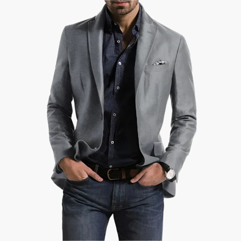 Mirla | Blazer Klassisk Elegant Affärs Fritidsjacka - Stilig för Kontor och Vardag-Eva Jonsson