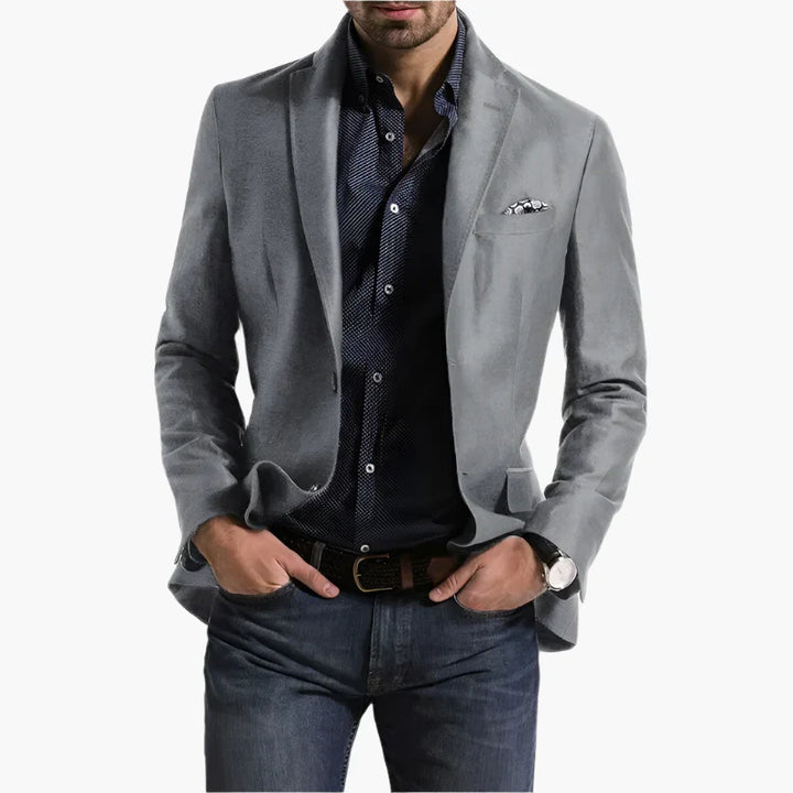 Mirla | Blazer Klassisk Elegant Affärs Fritidsjacka - Stilig för Kontor och Vardag-Eva Jonsson