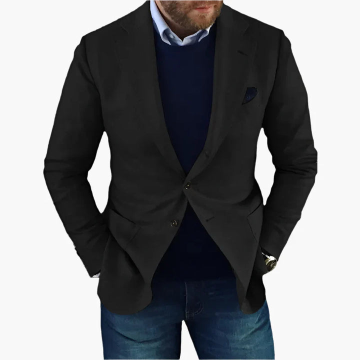 Mirla | Blazer Klassisk Elegant Affärs Fritidsjacka - Stilig för Kontor och Vardag-Eva Jonsson