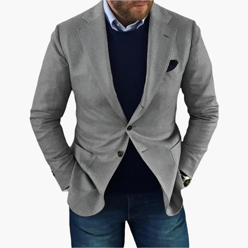 Mirla | Blazer Klassisk Elegant Affärs Fritidsjacka - Stilig för Kontor och Vardag-Eva Jonsson