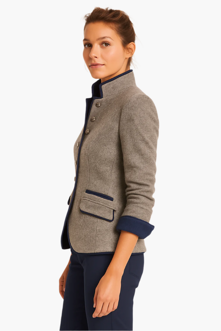 Mirla | Blazer Modern Business Elegans - Stilig Vardagsjacka för Kontor och Fritid-Eva Jonsson