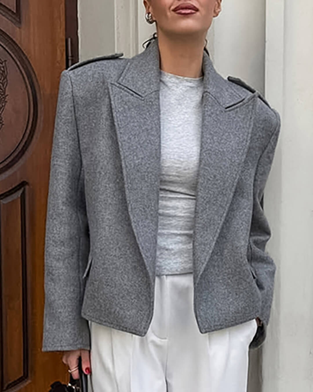 Mirla | Blazer med Axelvaddar-Eva Jonsson