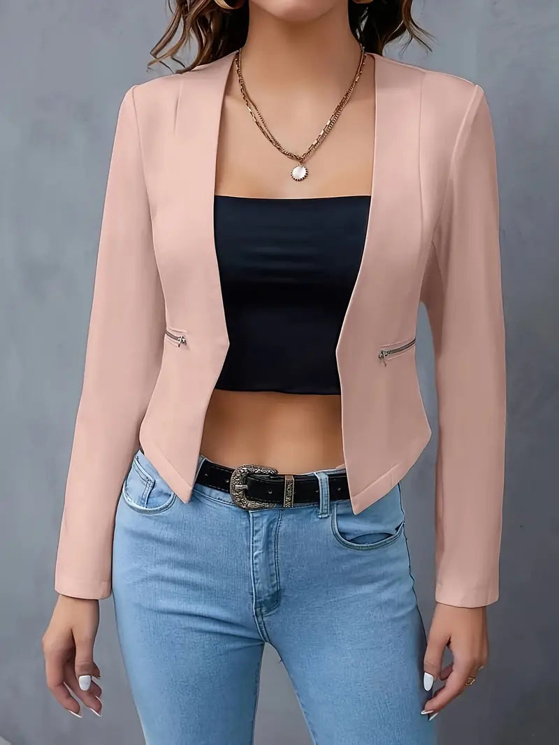 Mirla | Blazer med dragkedjefickor-Eva Jonsson
