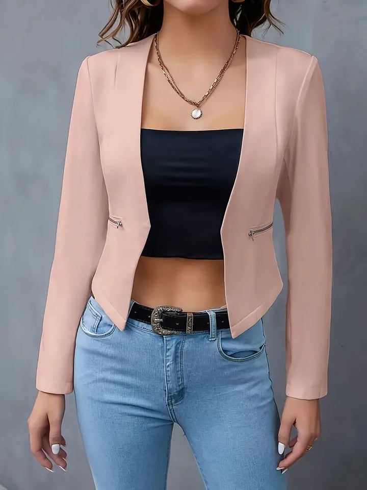 Mirla | Blazer med dragkedjefickor-Eva Jonsson