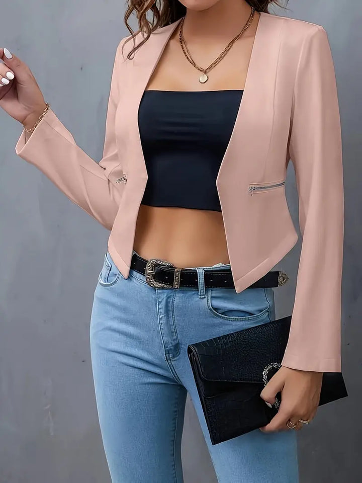 Mirla | Blazer med dragkedjefickor-Eva Jonsson