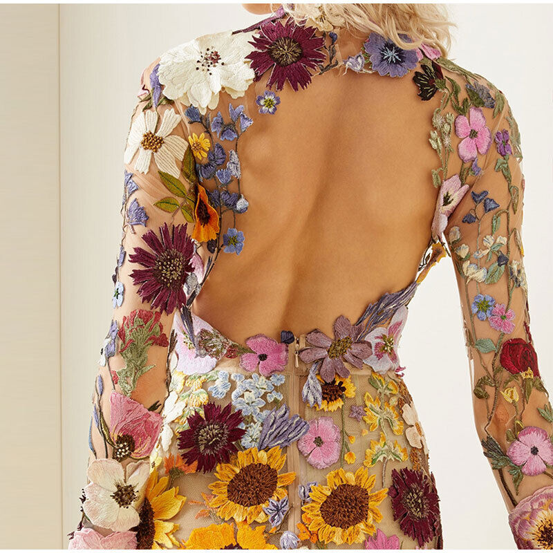 Mirla | Blomklänning med Fina Detaljer-Eva Jonsson