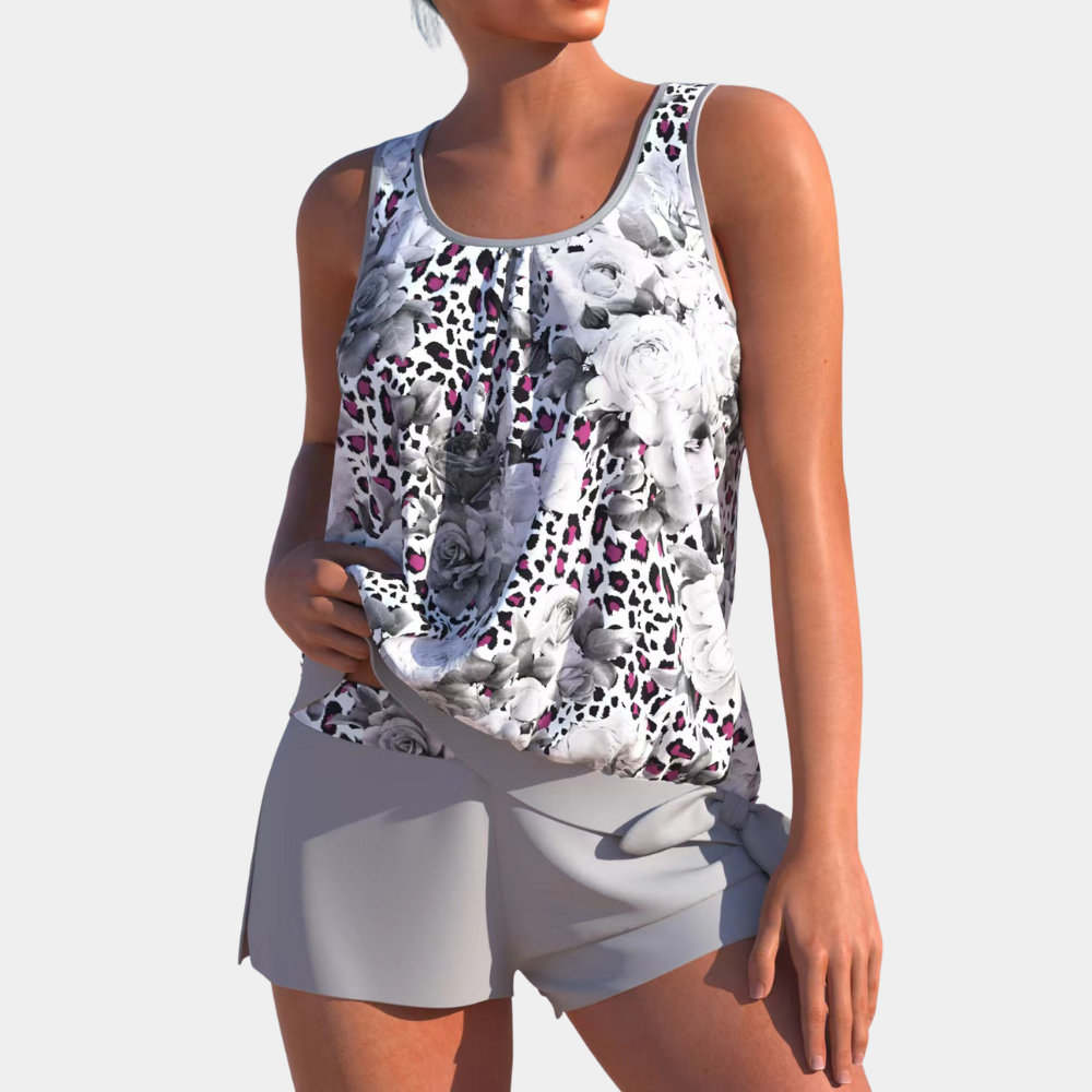 Mirla | Blommor Tankini Set-Eva Jonsson