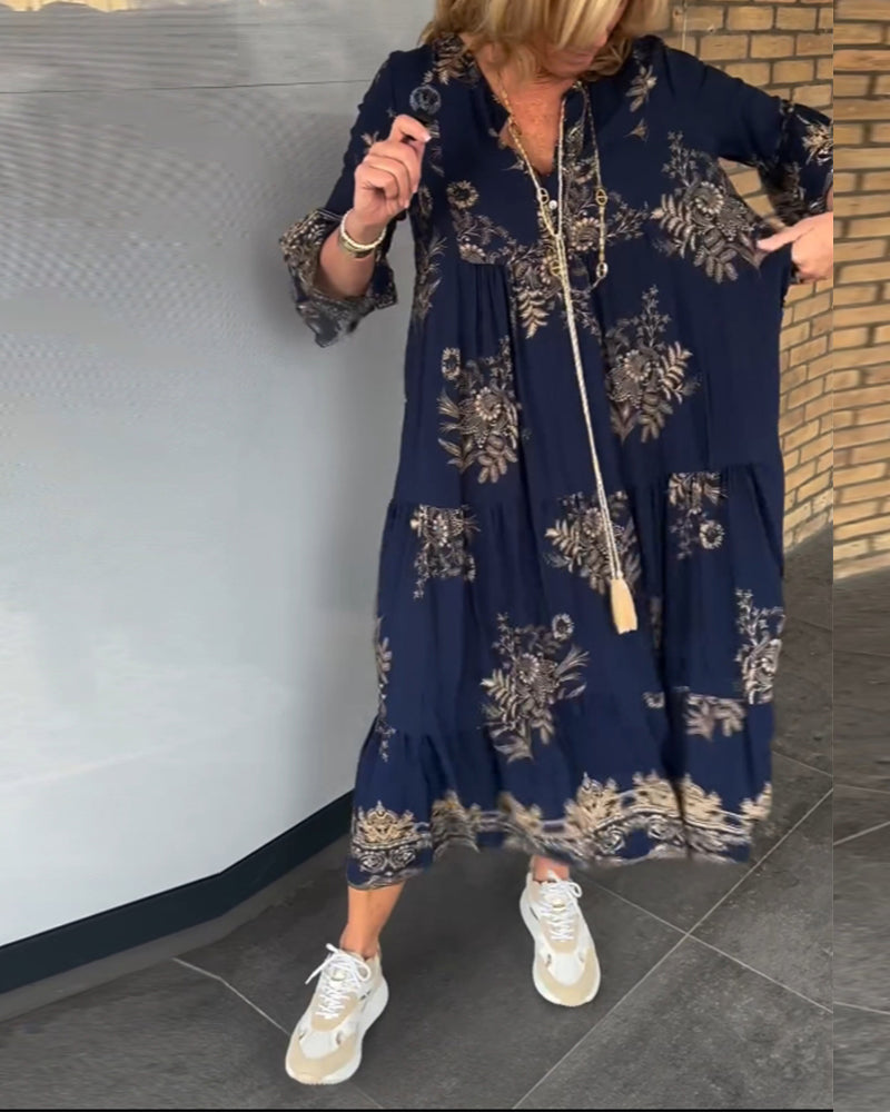 Mirla | Bohemian Chic I En Utsökt Maxi Klänning-Eva Jonsson