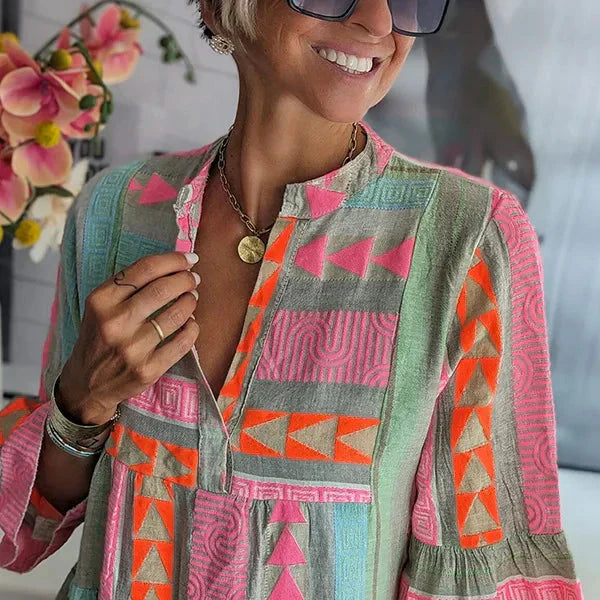 Mirla | Boho Chic Löst sittande klänning-Eva Jonsson