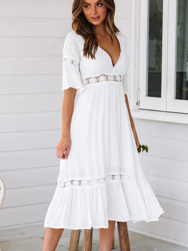 Mirla | Boho-Midi-Klänning-Eva Jonsson