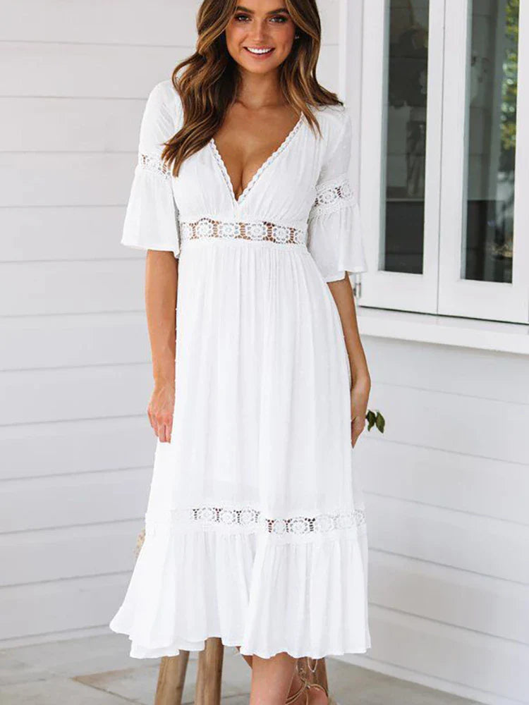 Mirla | Boho-Midi-Klänning-Eva Jonsson