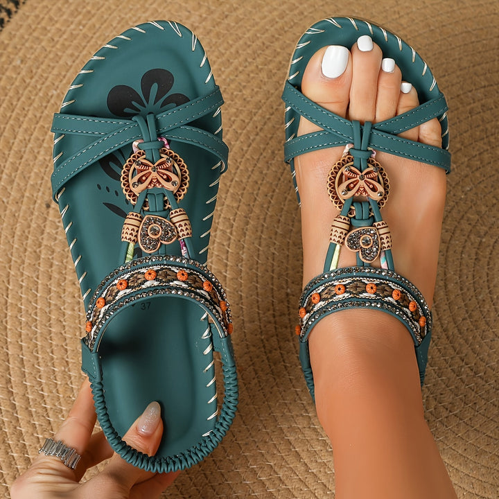 Mirla | Boho Platta Sandaler-Eva Jonsson