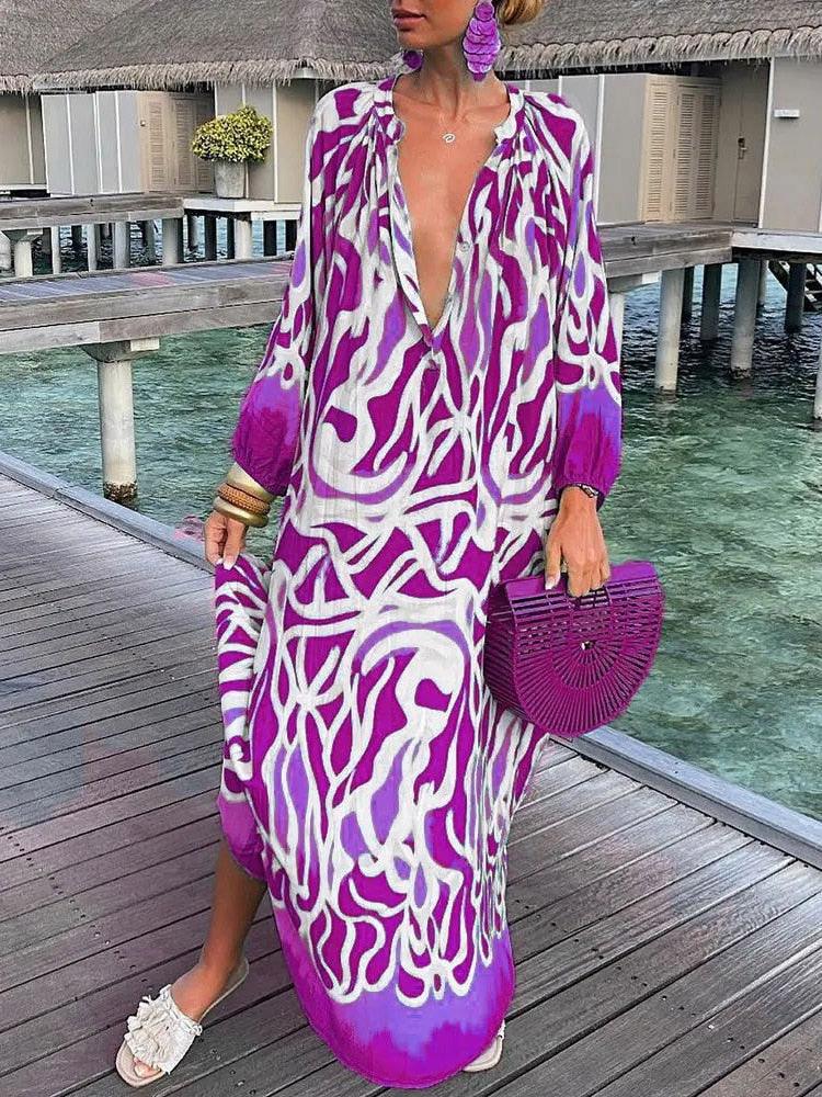 Mirla | Boho klänning - Stilfull och Bekväm-Eva Jonsson