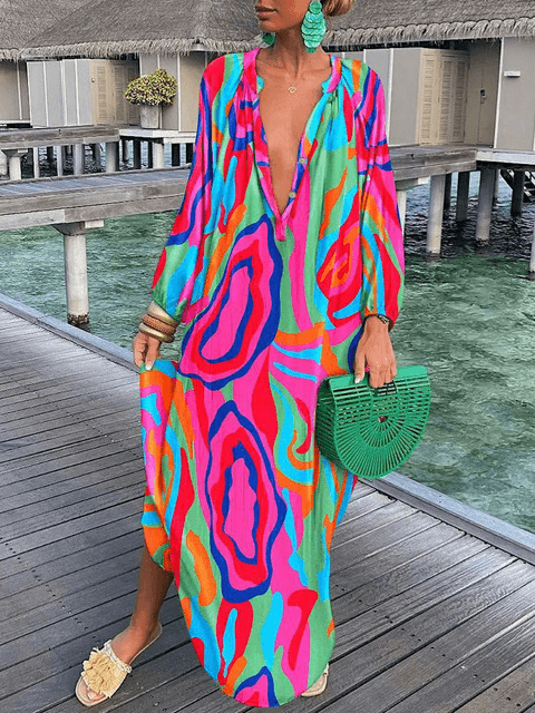 Mirla | Boho klänning - Stilfull och Bekväm-Eva Jonsson