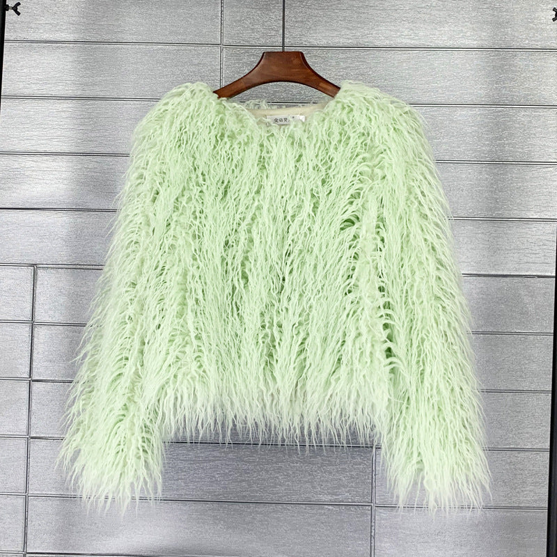 Mirla | Boho-konstpälsjacka-Eva Jonsson