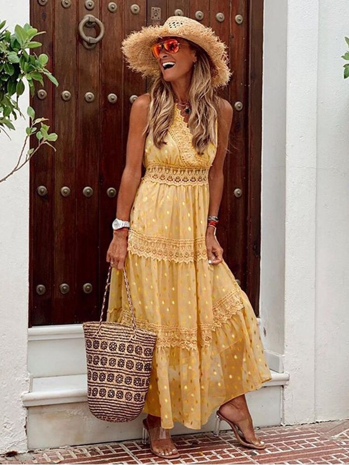 Mirla | Boho stil klänning-Eva Jonsson