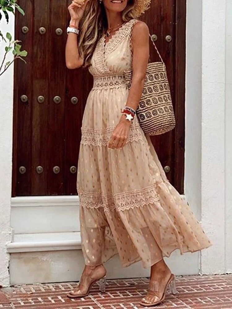 Mirla | Boho stil klänning-Eva Jonsson