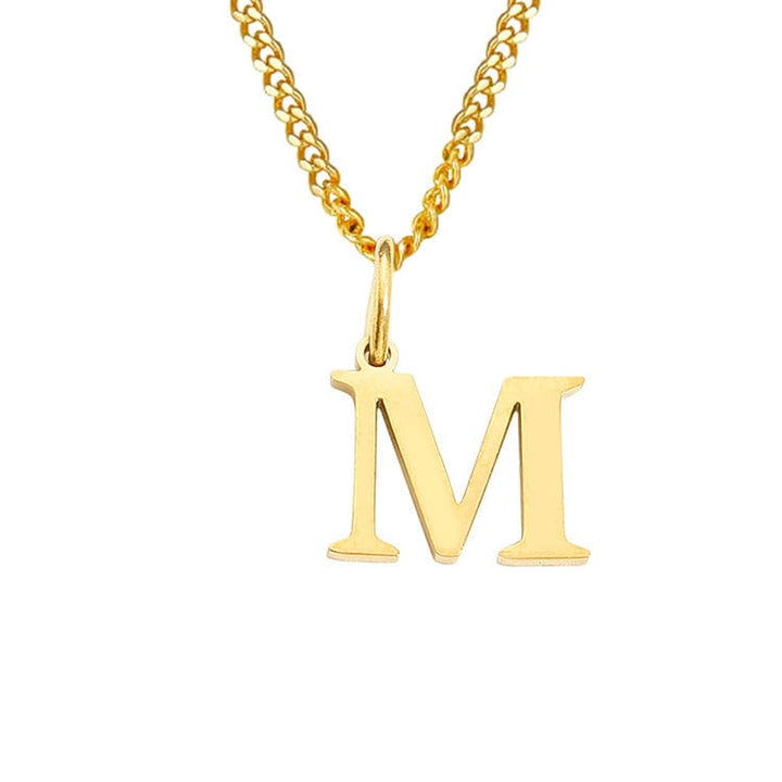 Mirla | Bokstäver All Match 14K Rostfritt Stål Halsband-Eva Jonsson