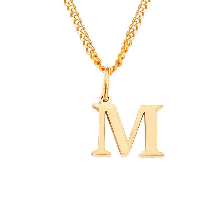 Mirla | Bokstäver All Match 14K Rostfritt Stål Halsband-Eva Jonsson
