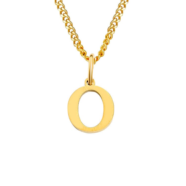 Mirla | Bokstäver All Match 14K Rostfritt Stål Halsband-Eva Jonsson