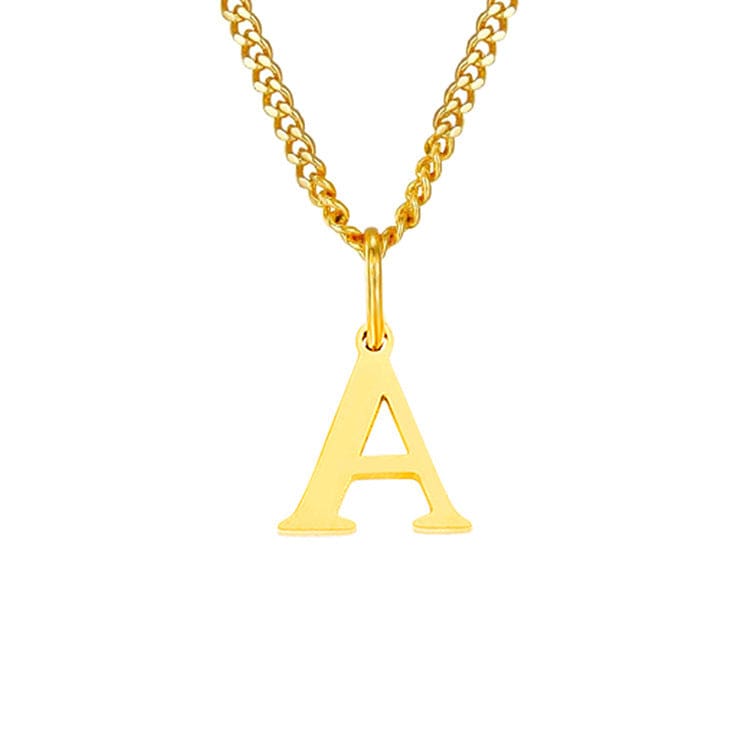 Mirla | Bokstäver All Match 14K Rostfritt Stål Halsband-Eva Jonsson
