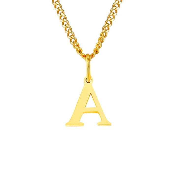 Mirla | Bokstäver All Match 14K Rostfritt Stål Halsband-Eva Jonsson