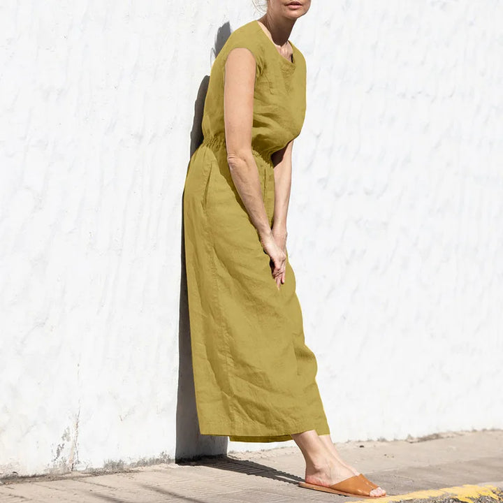 Mirla | Bomull Linne Overall-Eva Jonsson