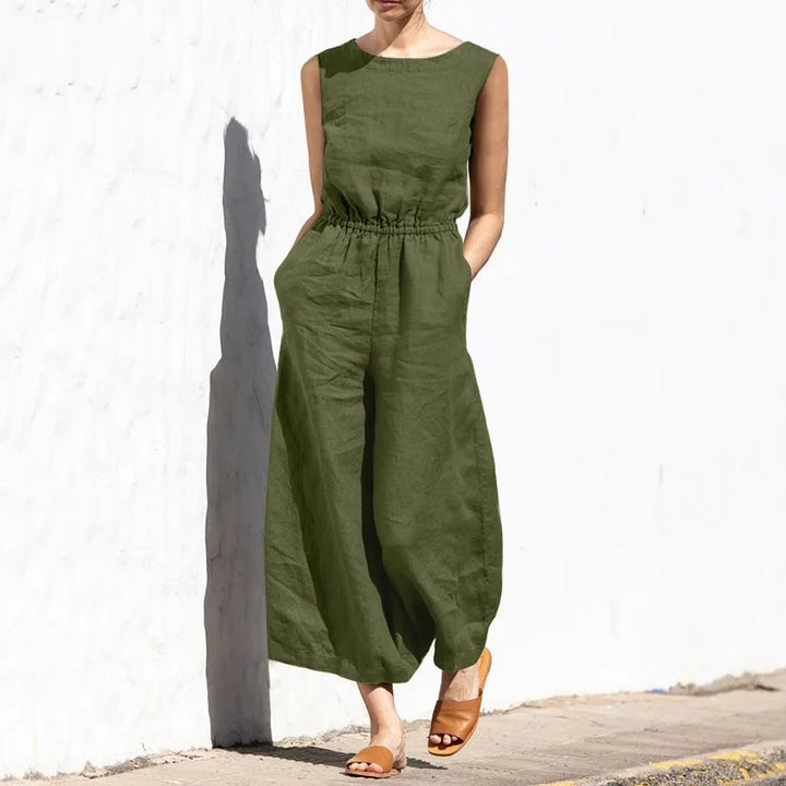 Mirla | Bomull Linne Overall-Eva Jonsson