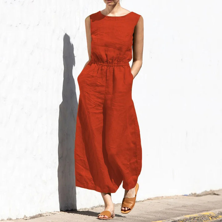 Mirla | Bomull Linne Overall-Eva Jonsson