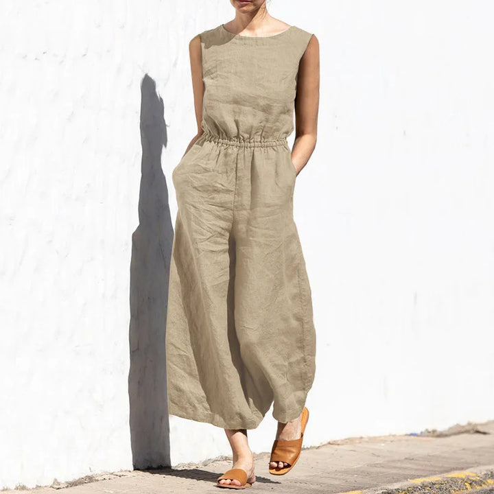Mirla | Bomull Linne Overall-Eva Jonsson