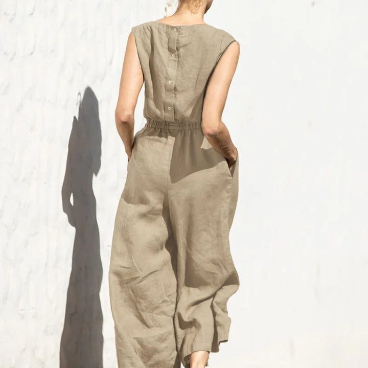 Mirla | Bomull Linne Overall-Eva Jonsson