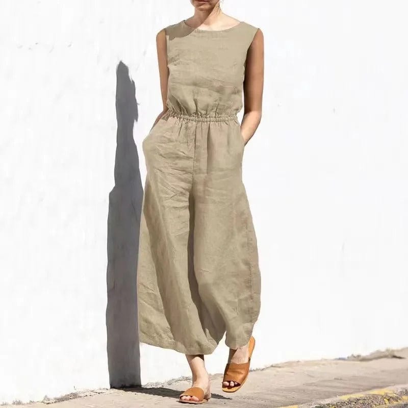 Mirla | Bomulls-lin jumpsuit-Eva Jonsson