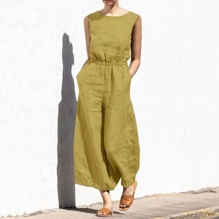 Mirla | Bomulls-lin jumpsuit-Eva Jonsson